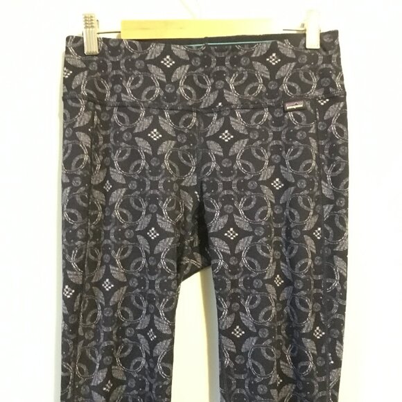 Patagonia Tribal Lace Pattern Capilene Baselayer Leggings - Picture 4 of 14